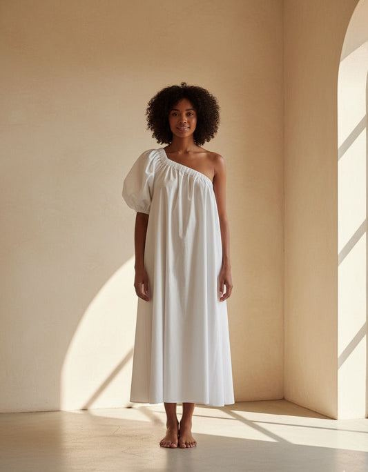 Lela Maxi Dress - White