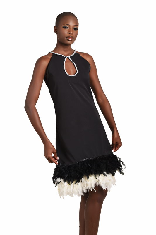 Pearl Feather Dress