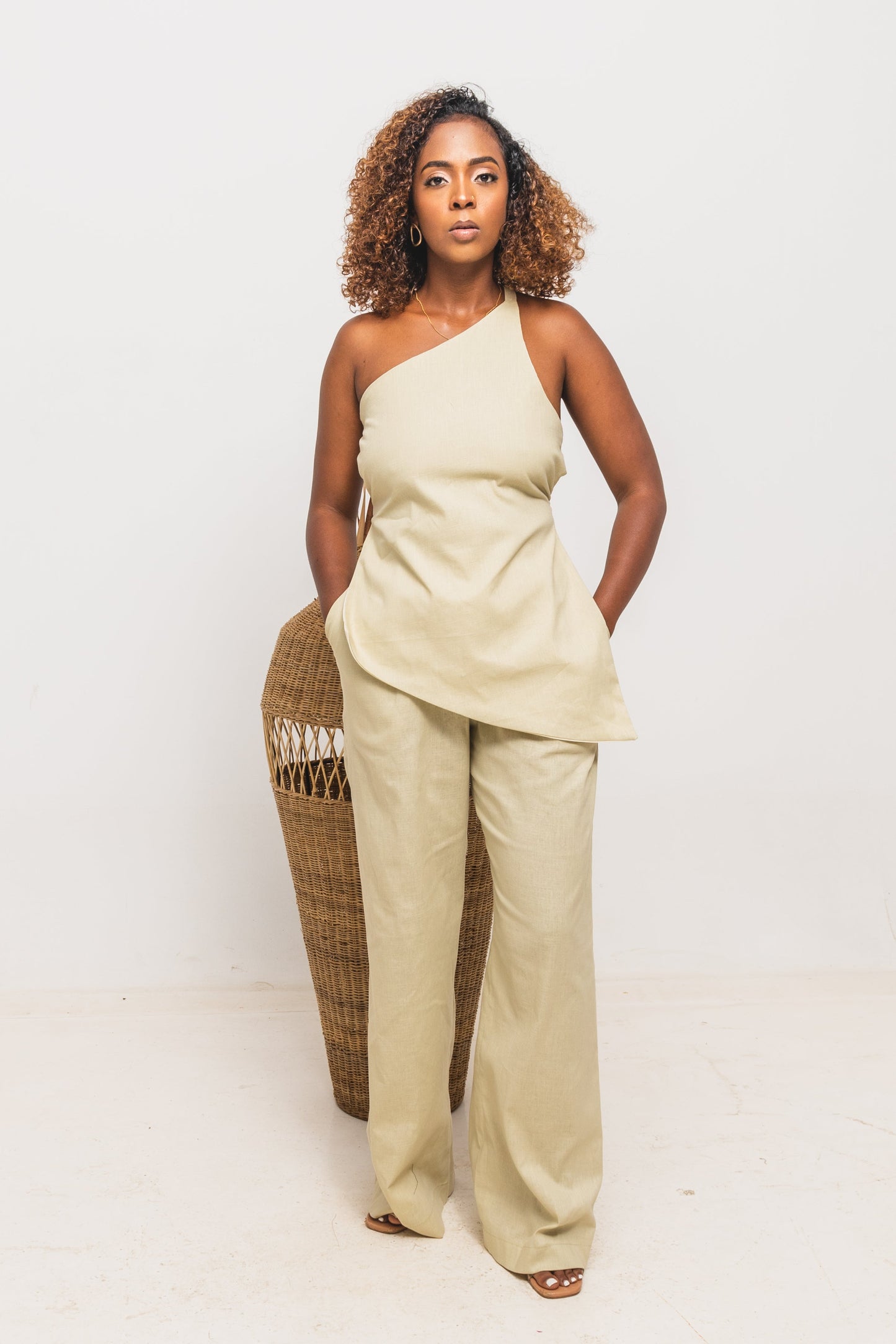 Jani Linen Set - Beige