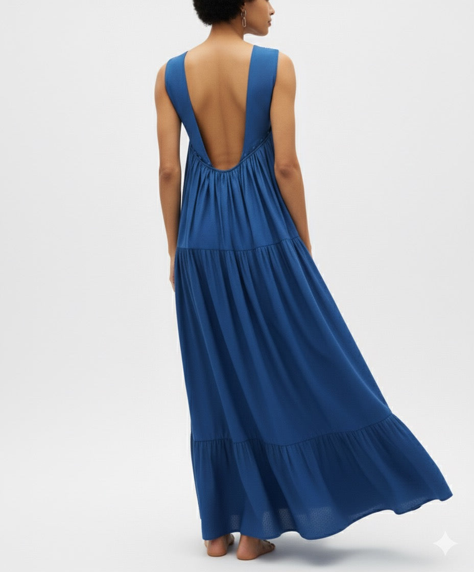 Hemani Maxi Dress - Blue