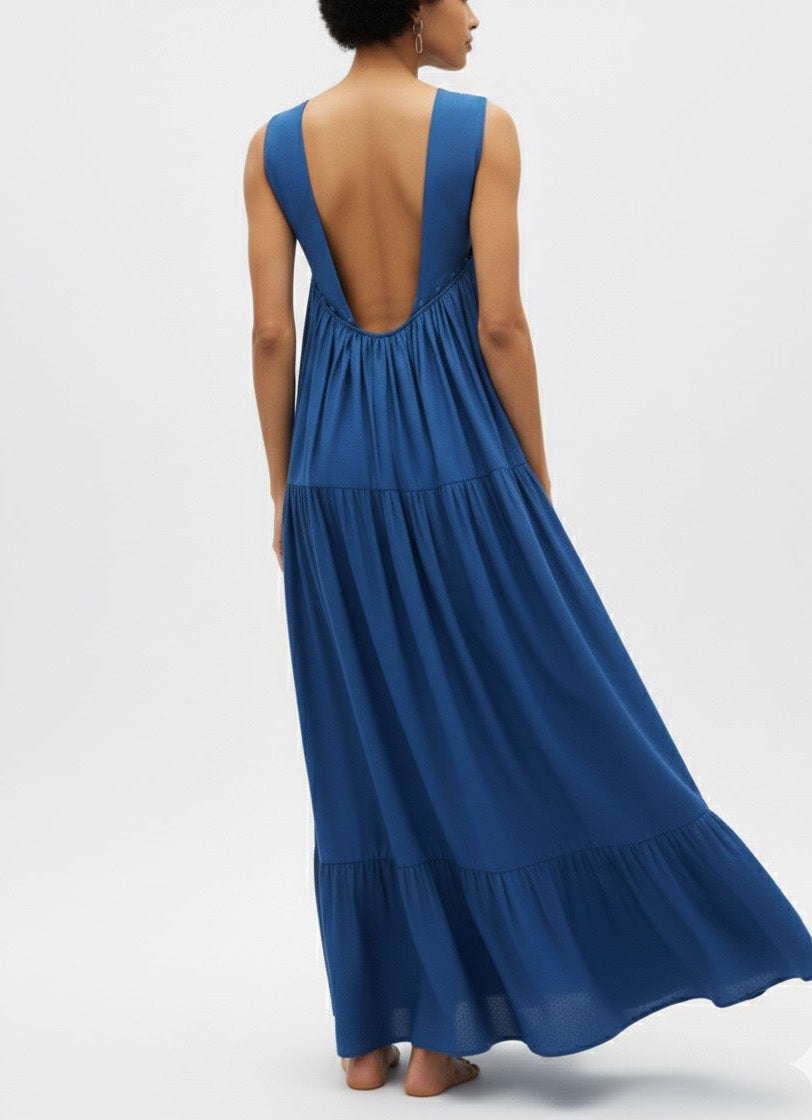 Hemani Maxi Dress - Blue