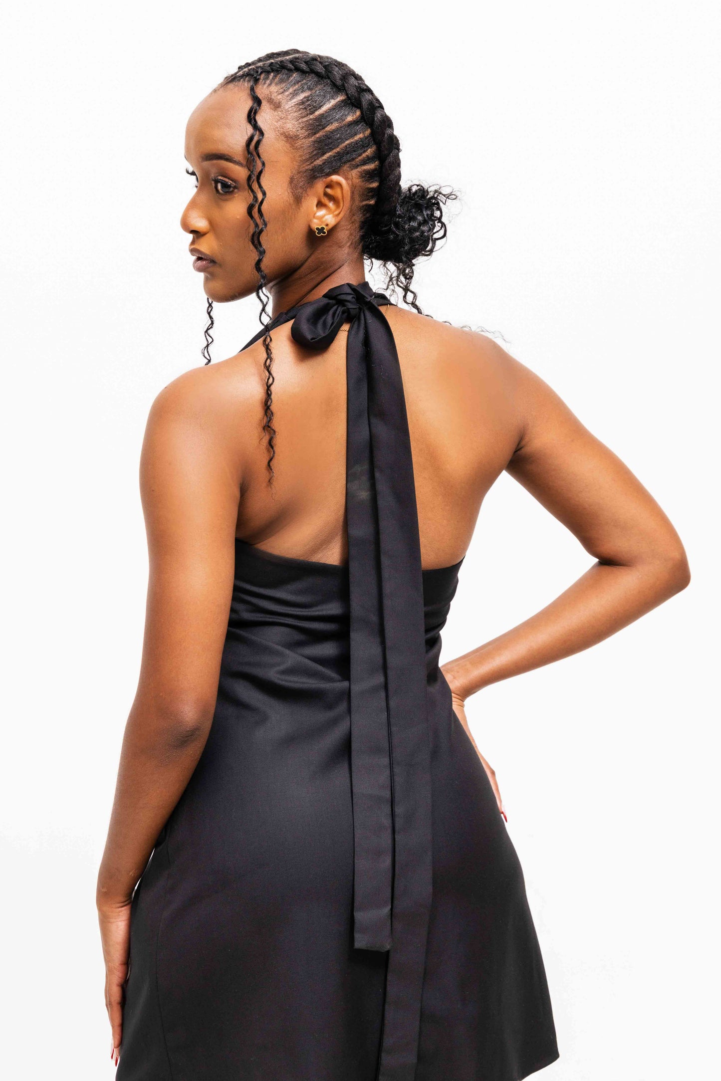 Ena Mini Dress - Black