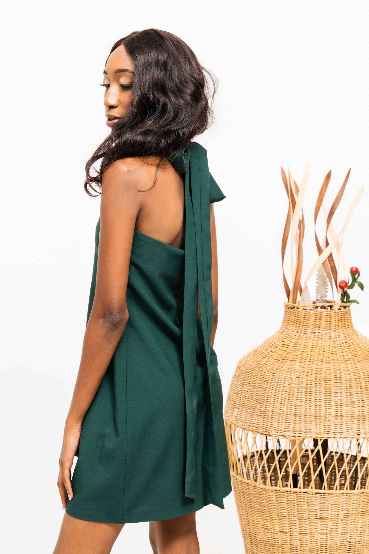 Ena Mini Dress - Green