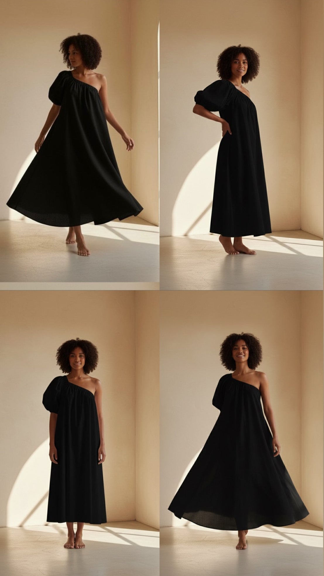 Lela Maxi dress - Black