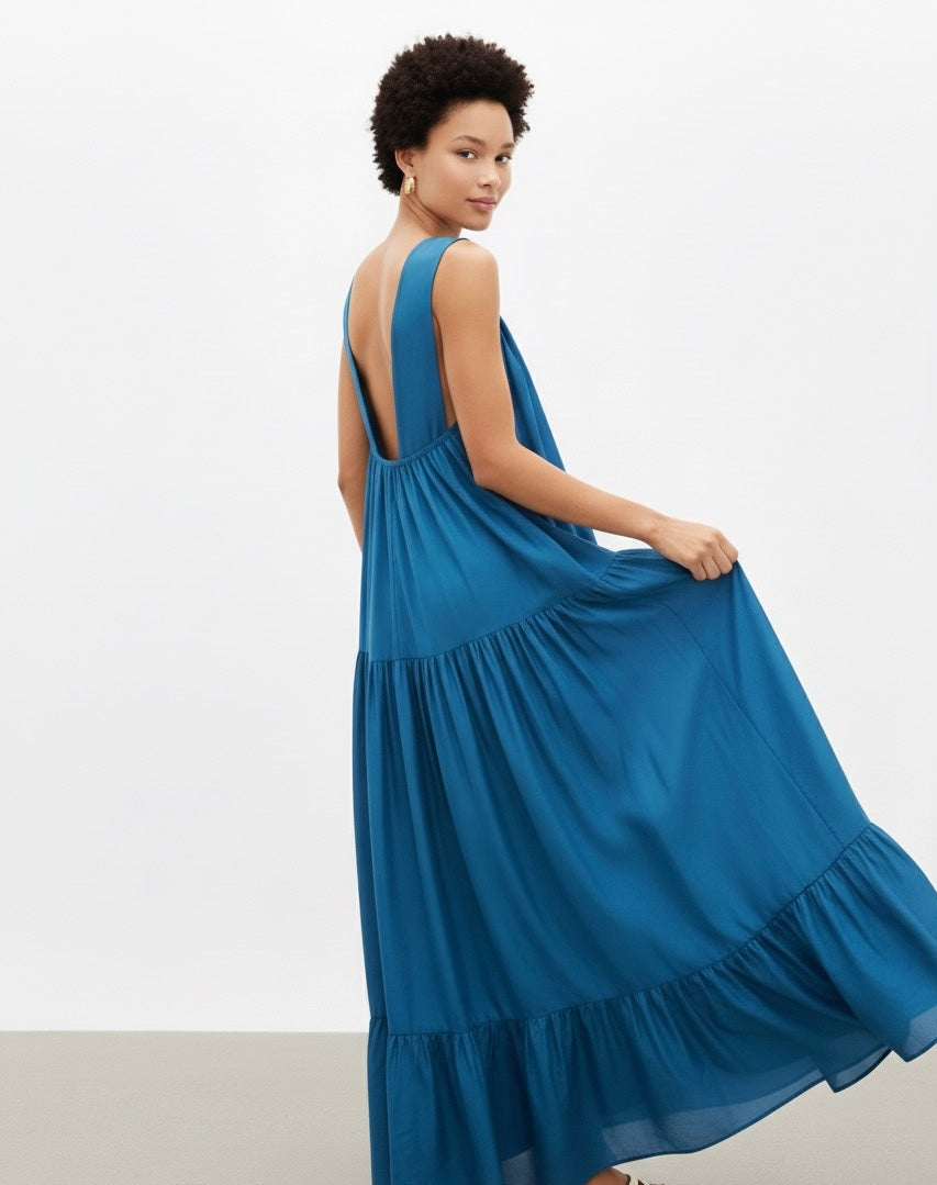 Hemani Maxi Dress - Blue