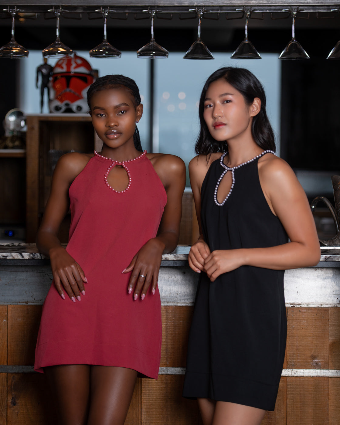 Havana Pearl Dress - Black