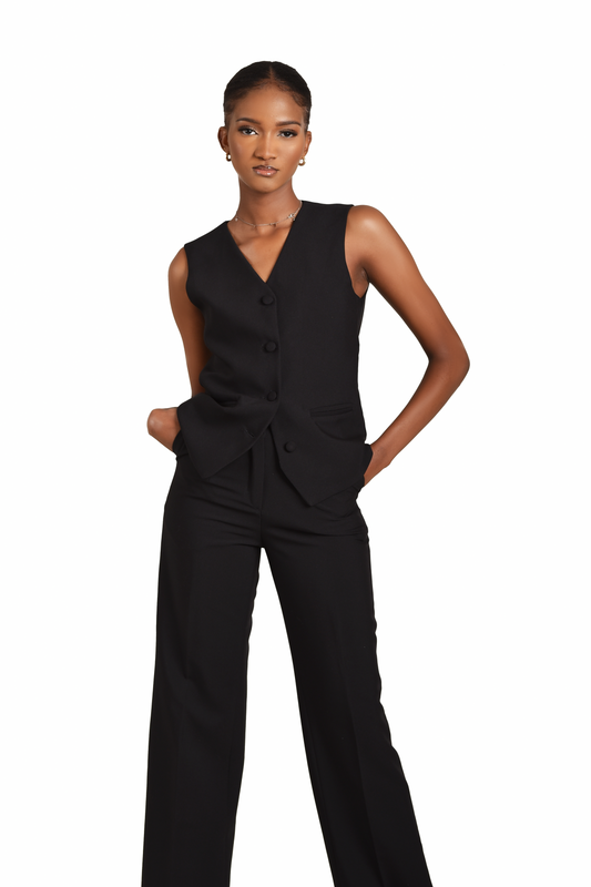 Bossy Pants Set  - Black