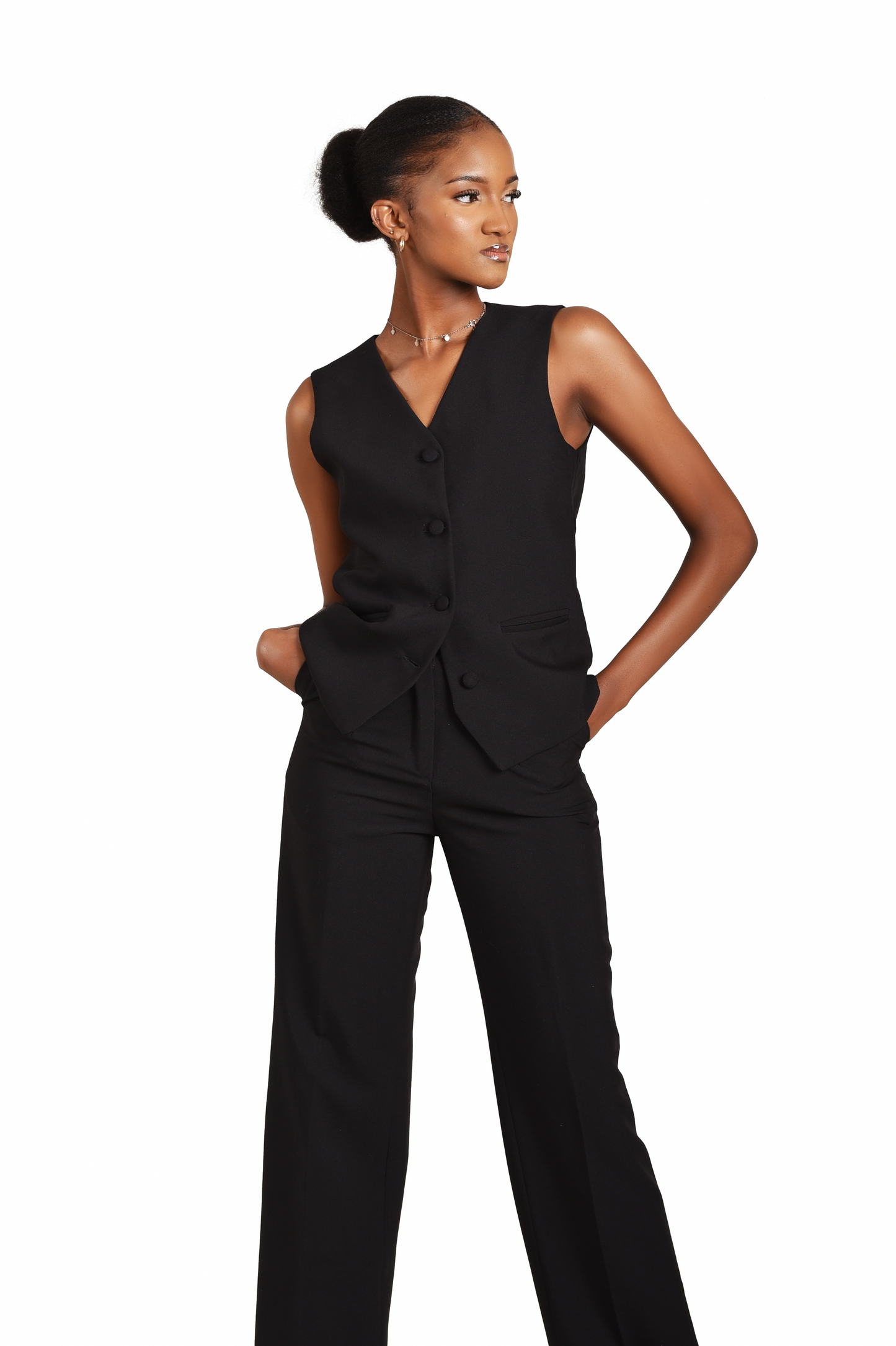Bossy Pants Set  - Black