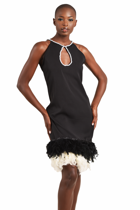 PEARL Feather Dress