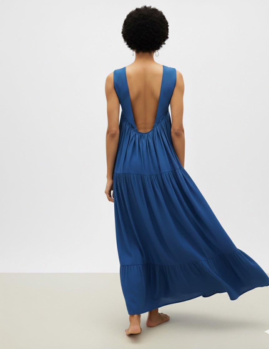 Hemani Maxi Dress - Blue