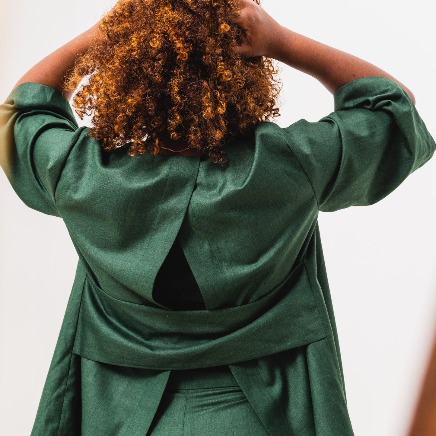 Serenity Linen Set - Green/Gray