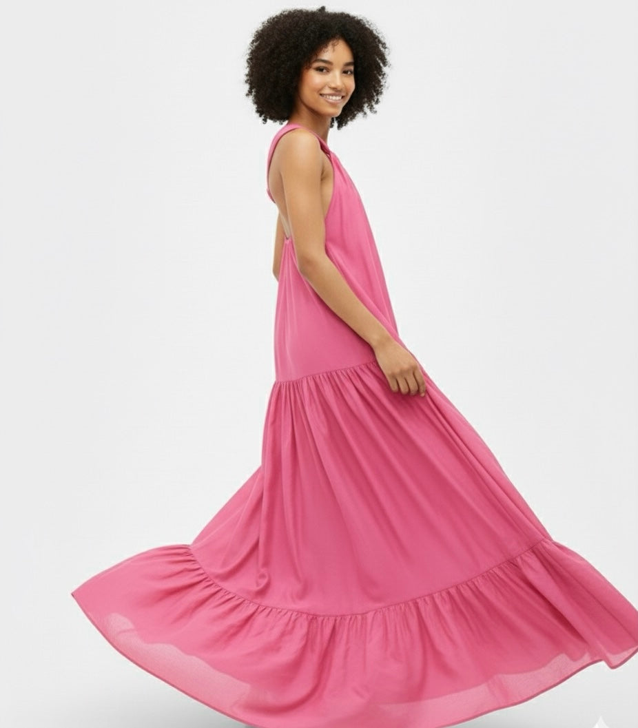 Hemani Maxi Dress - Pink