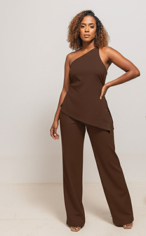 Jani Linen set - Coffee